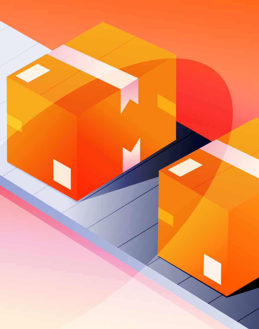 sealed packages illustration